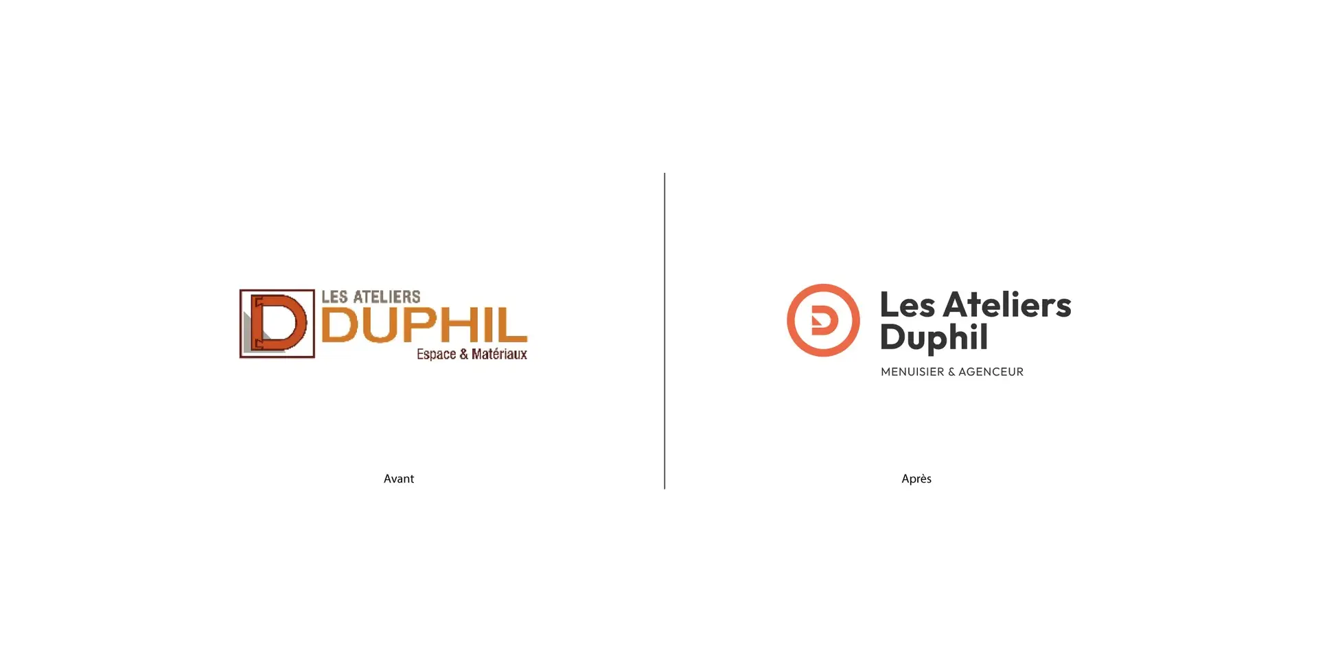 Ancien logotype et nouveau logotype après refonte