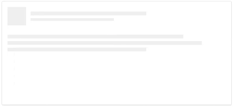Animation de chargement facebook