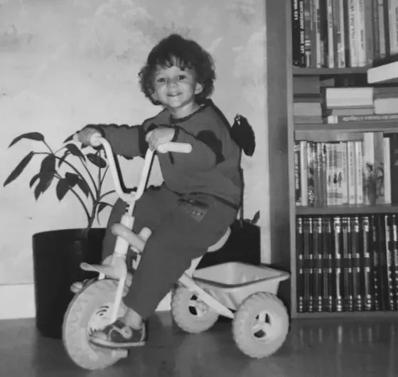 Arnaud Risi as a child