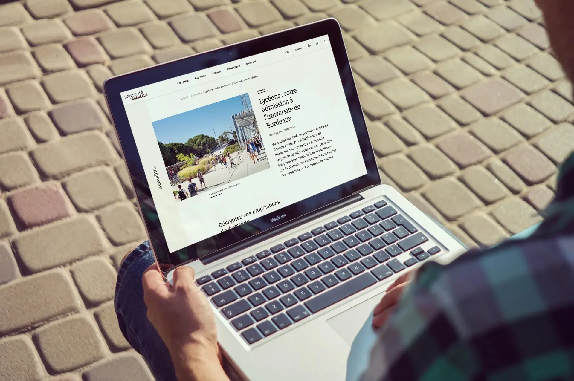 Art direction of the website