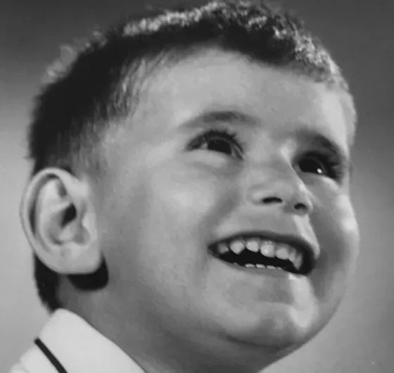 Christophe Bey as a child