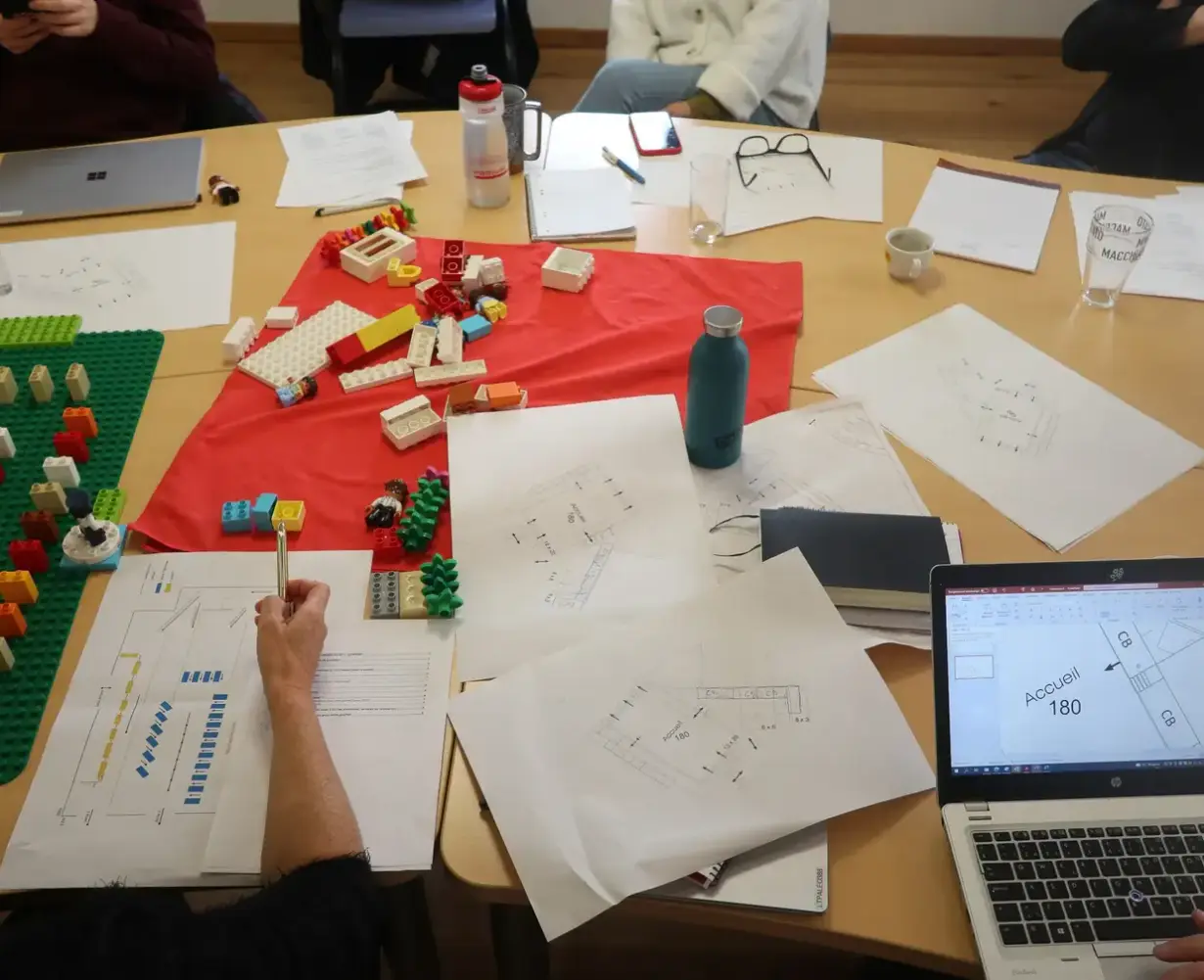 Co-design workshop for the welcome tent