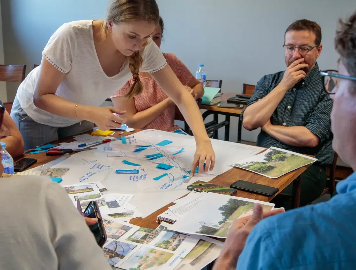 Co-design workshop on the layout of the space with the stakeholders