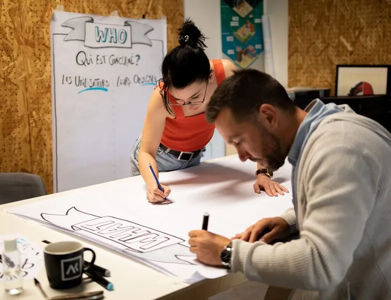 Co-sketching workshop - illustration