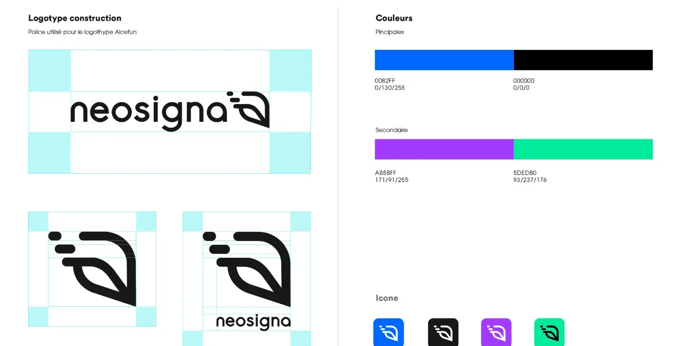 Logo composition and colours