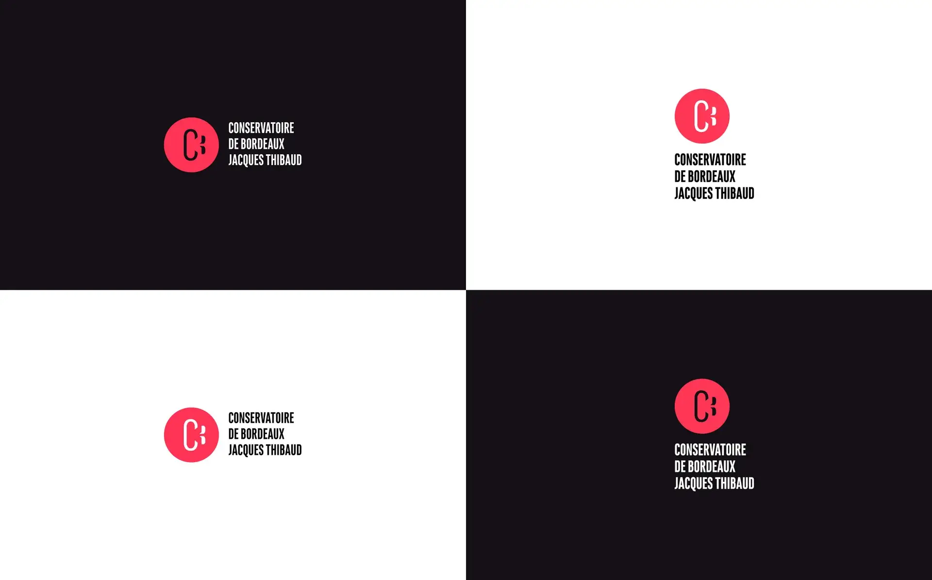 Conservatoire de Bordeaux: logo variants