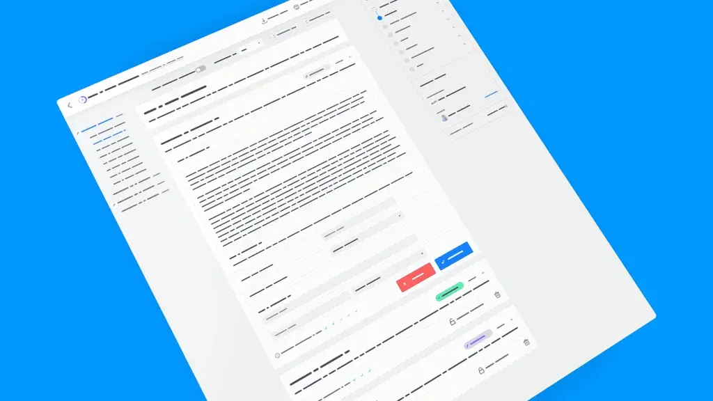 Contract screen