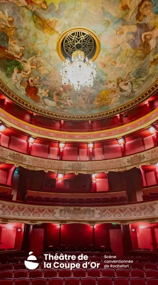 Painted dome of the Théâtre de la Coupe d'Or, cultural project