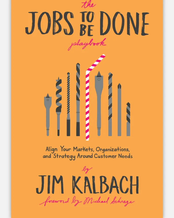 Couverture orange du livre « The Jobs to Be Done Playbook » de Jim Kalbach