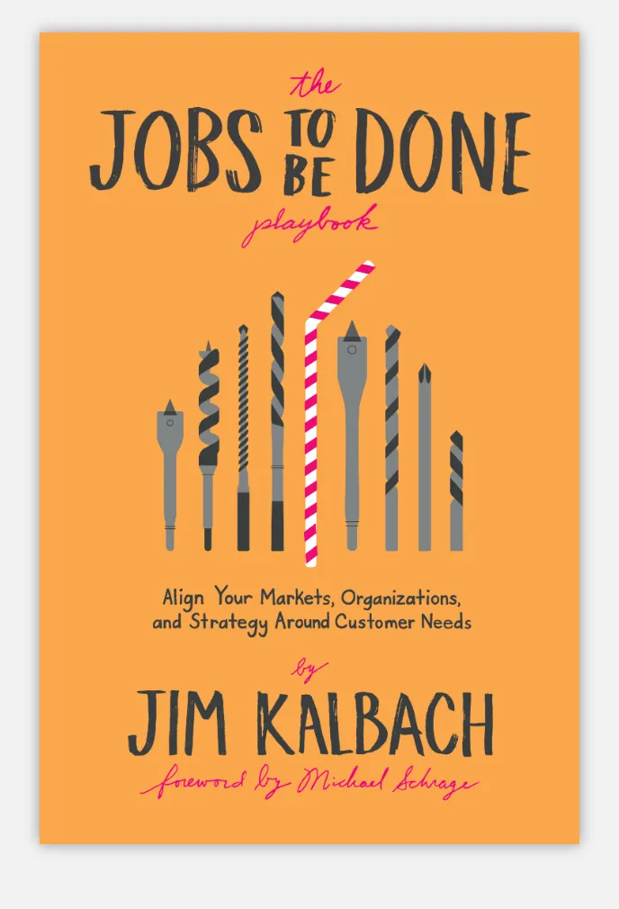 Couverture orange du livre « The Jobs to Be Done Playbook » de Jim Kalbach