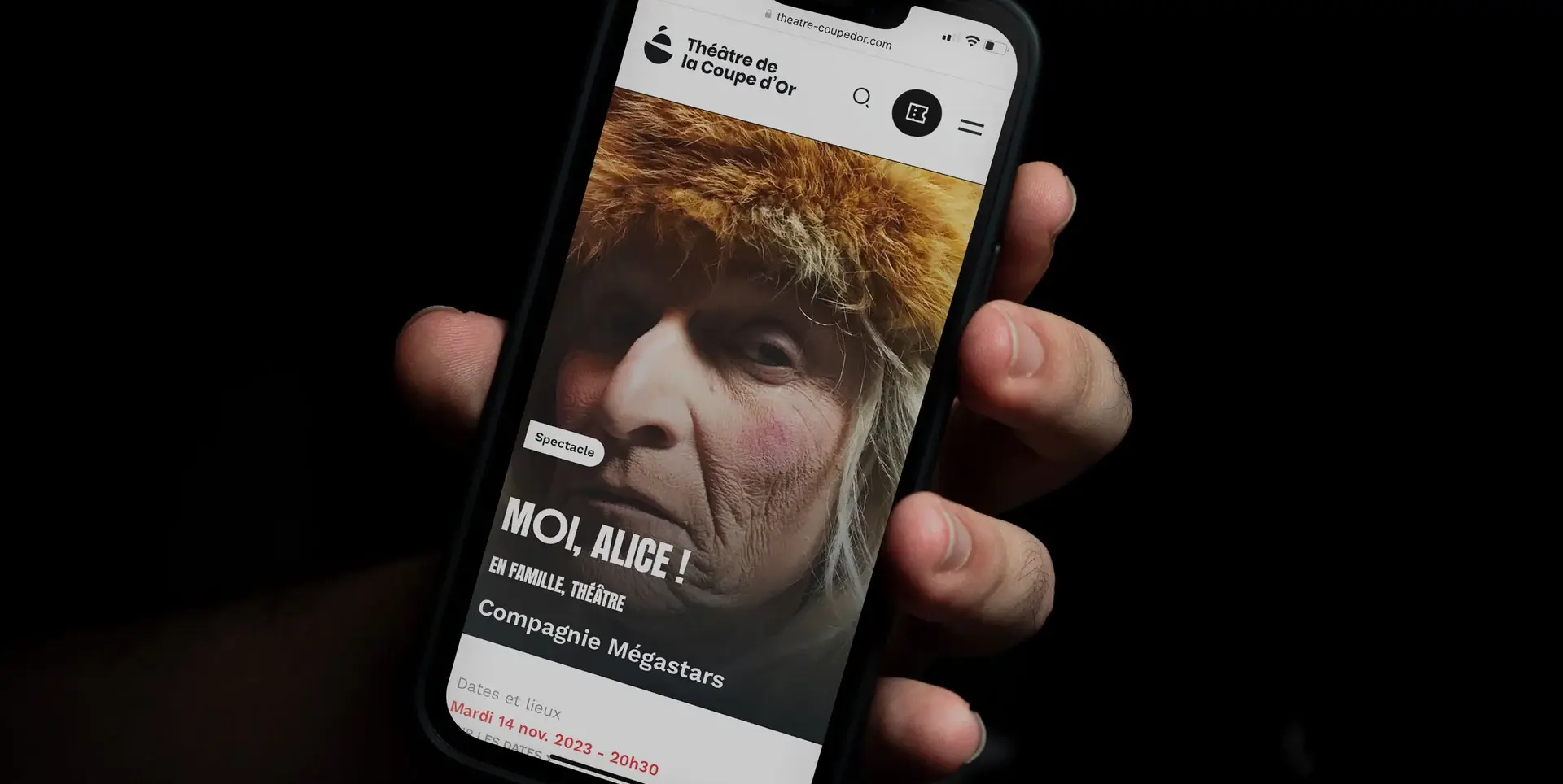 UI design of the performance page on mobile