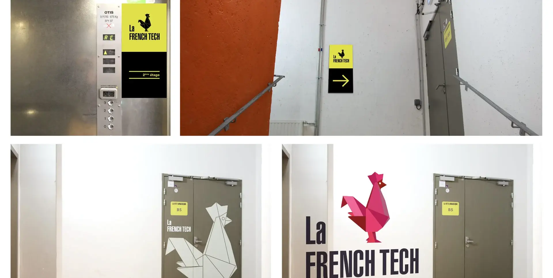Signage study: different views