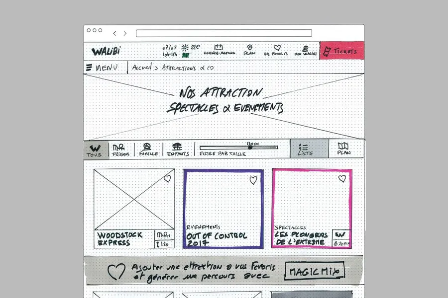Example of paper sketches 5 of 6