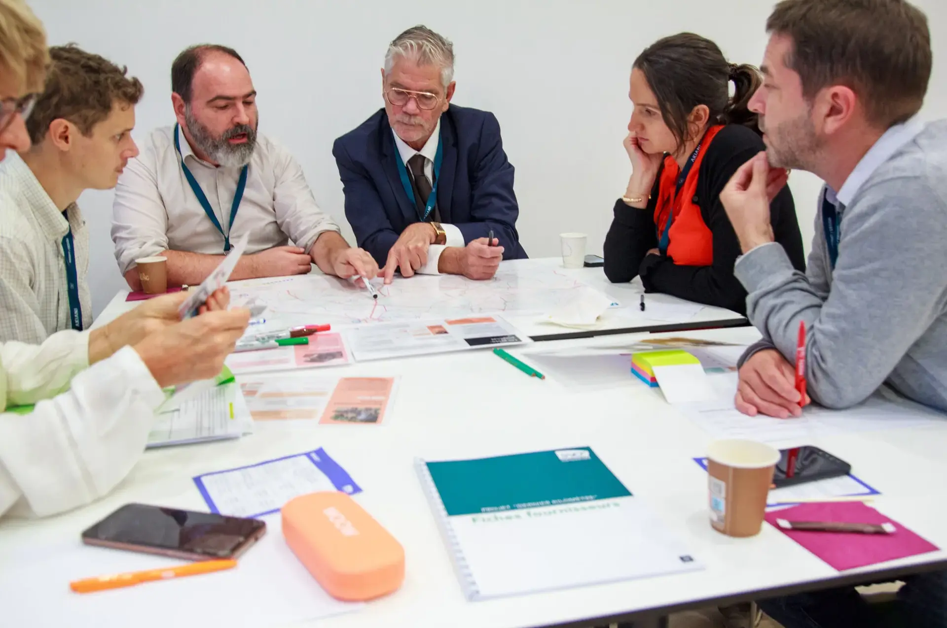 Exchanges during the journey workshop