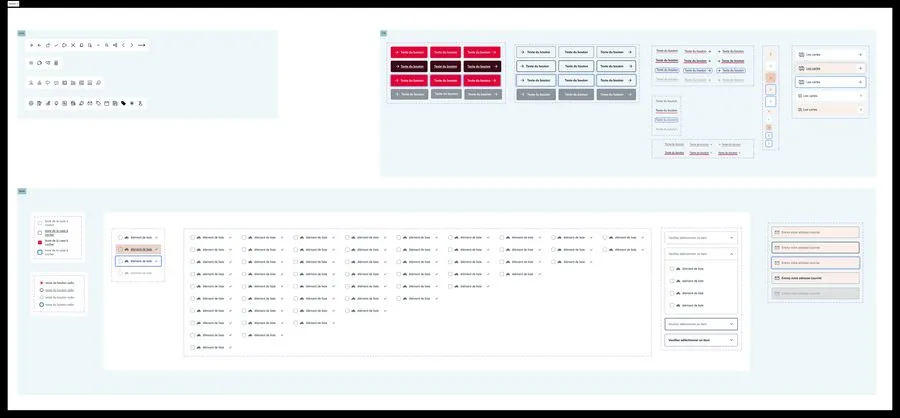 Example of atomic design 3 of 3