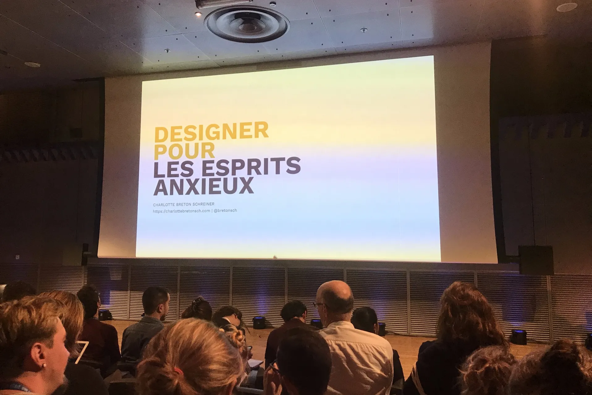 FLUPA UX Days 2019, Charlotte Breton Schreiner's talk