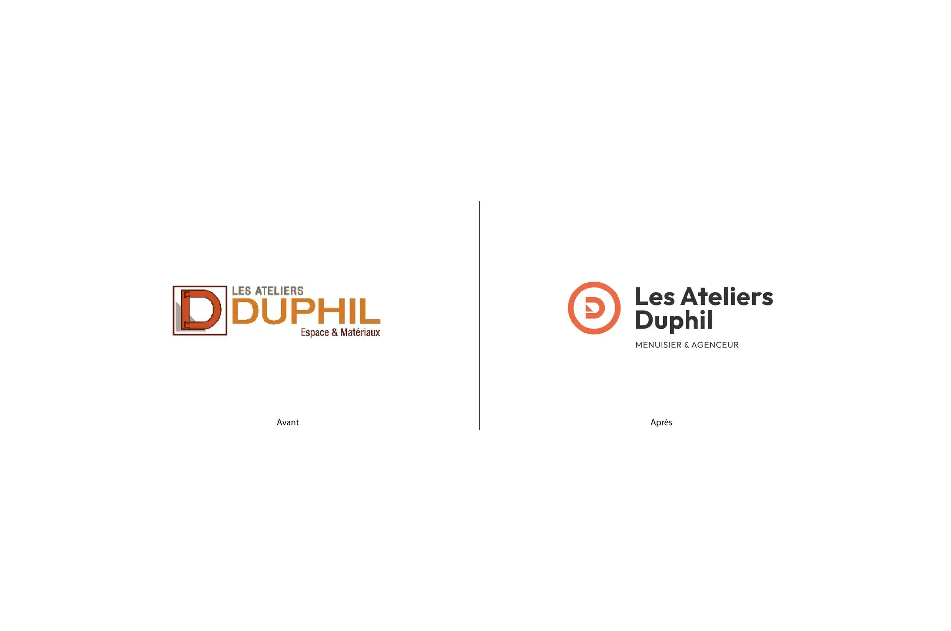 Former logo and new logo after the redesign