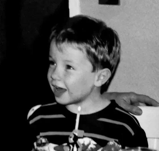 Gabriel Benit as a child