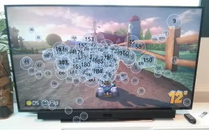 Gaze plot on Mario Kart
