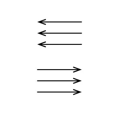 Gestalt theory: law of common fate