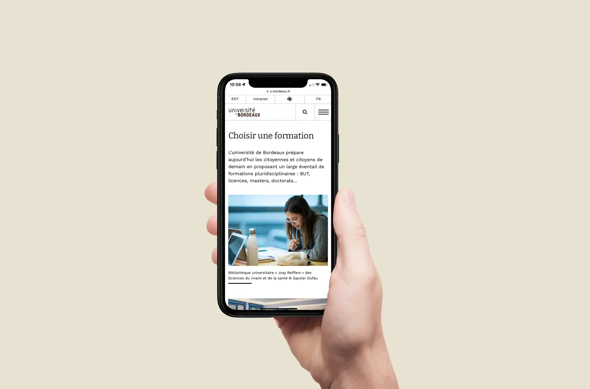 Graphic mockups in mobile version