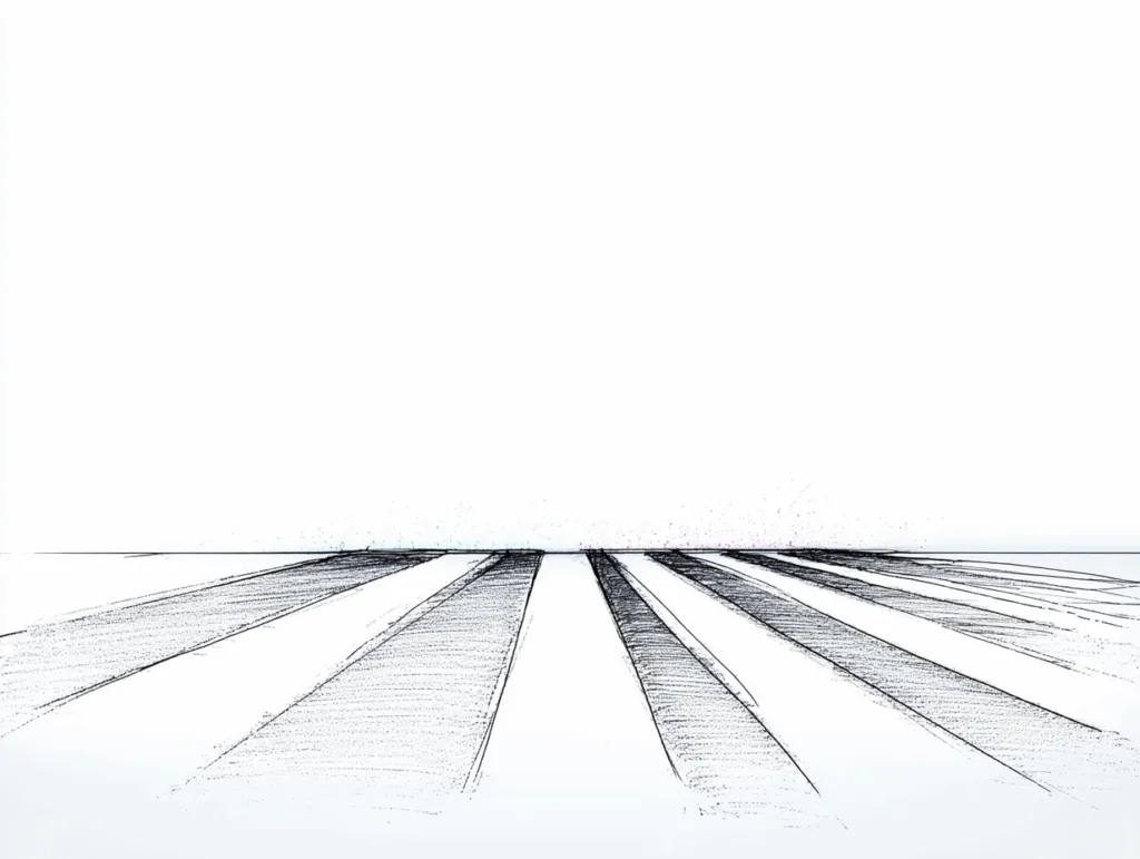 Ground with black and white stripes