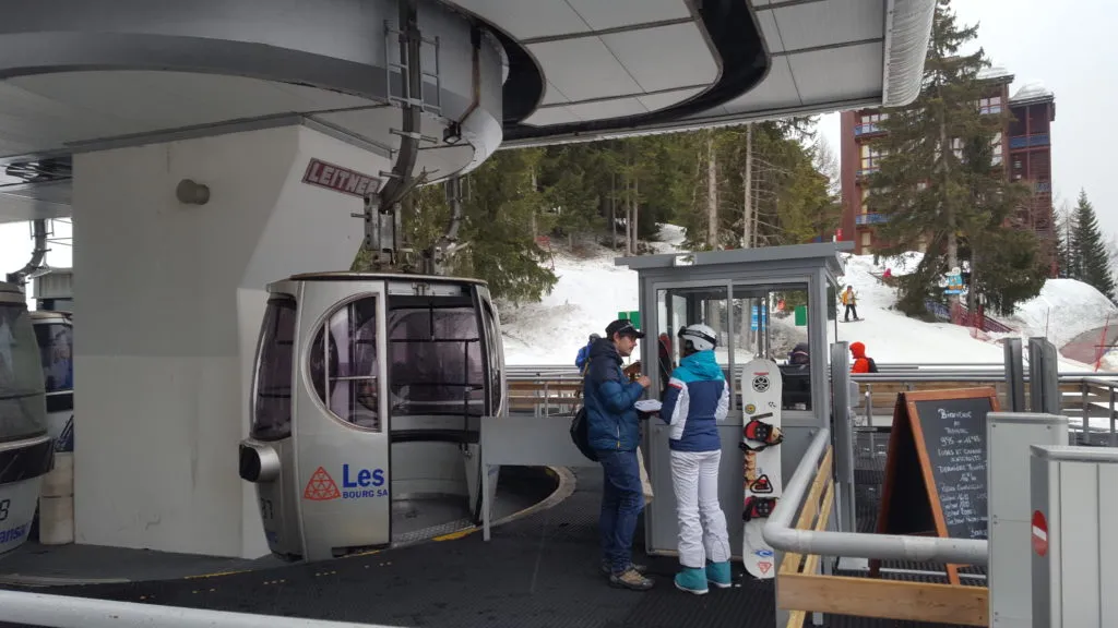 Guerilla interviews at the Les Arcs cable cars
