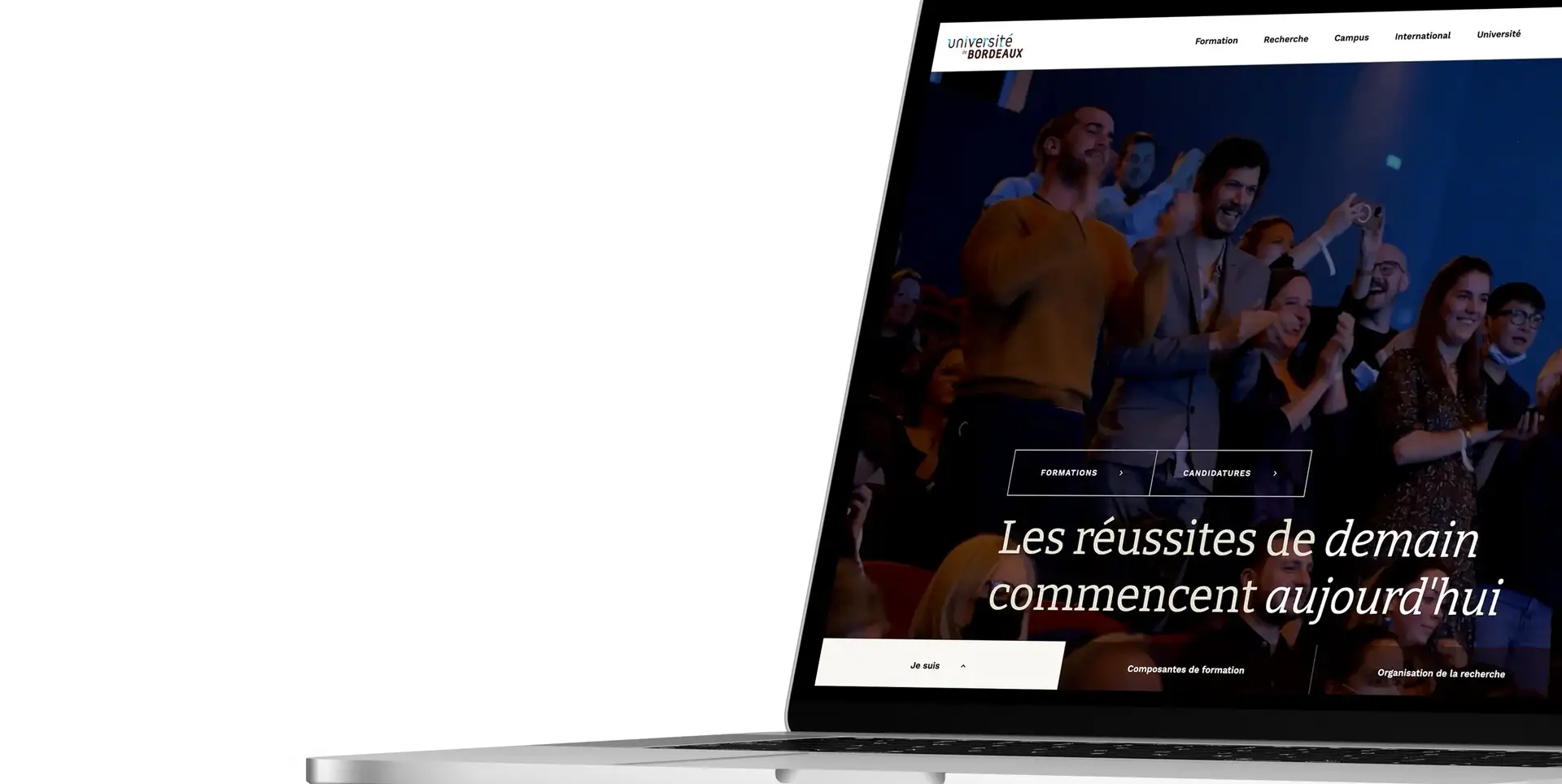 Illustration du rendu sur desktop