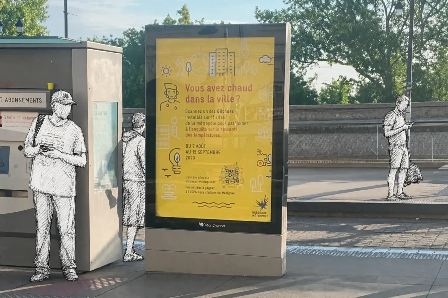 Îlot de chaleur ou de fraîcheur ? Le ressenti des usagers sur 11 sites de Bordeaux Métropole