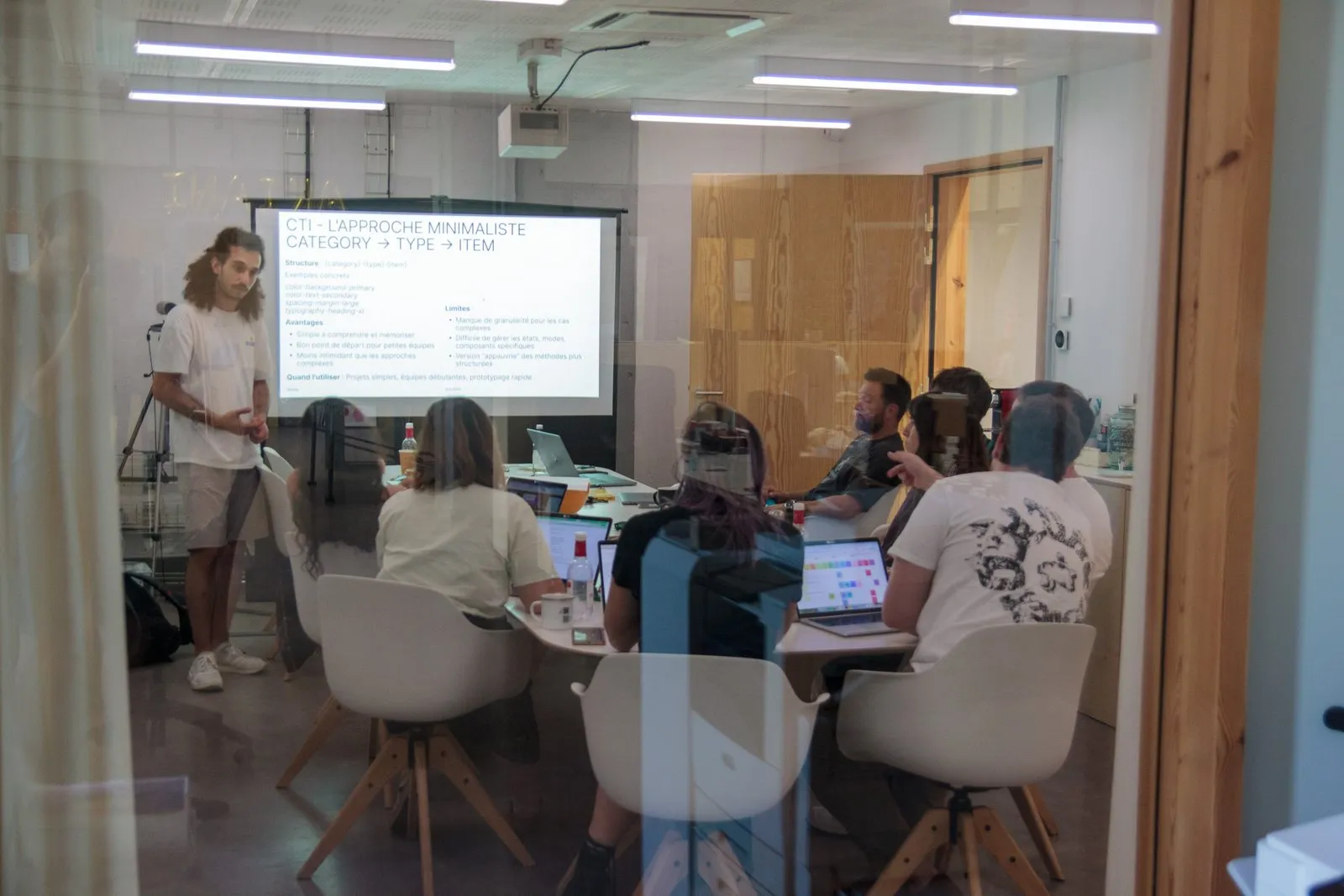 Internal training session on the Design System