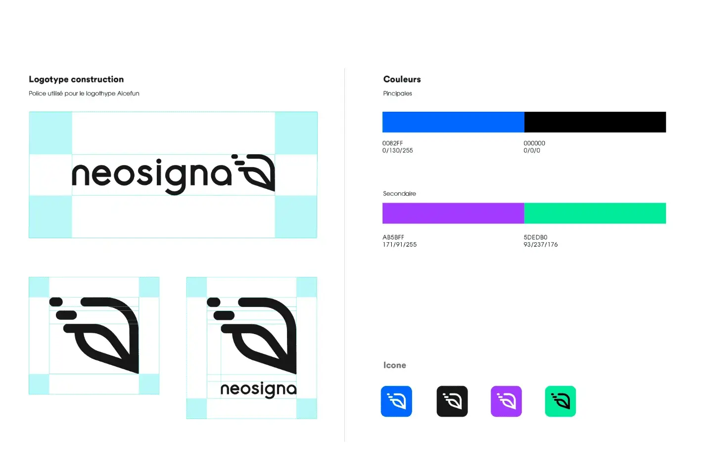 Logo composition and colours