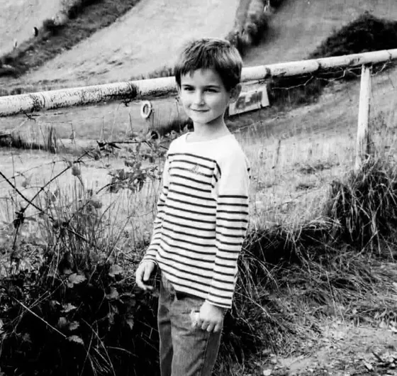 Lucas Charillat as a child