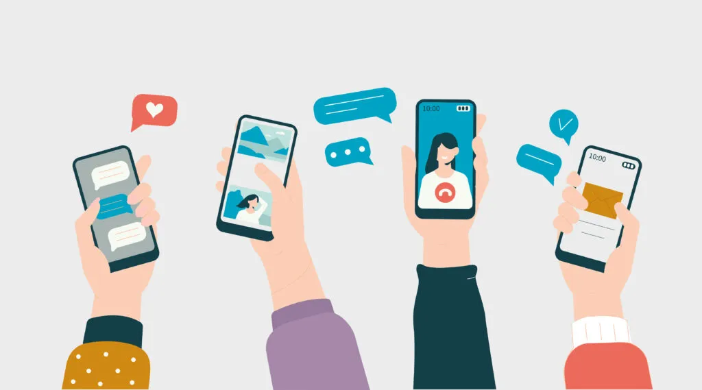 Mobile usage: standard UX design components