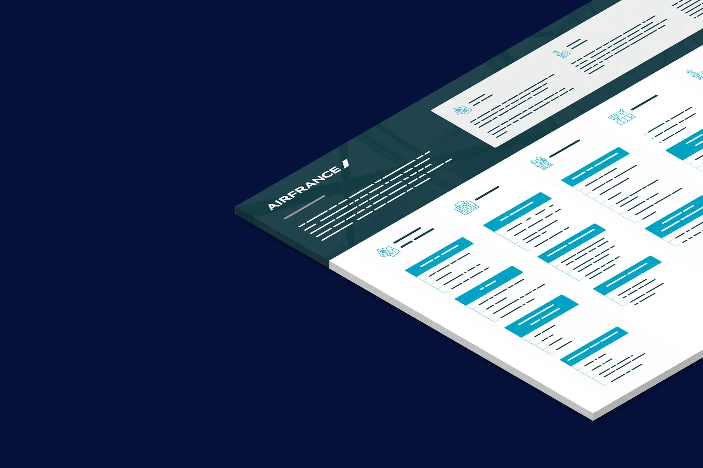 Organising Air France's information the way travellers look for it