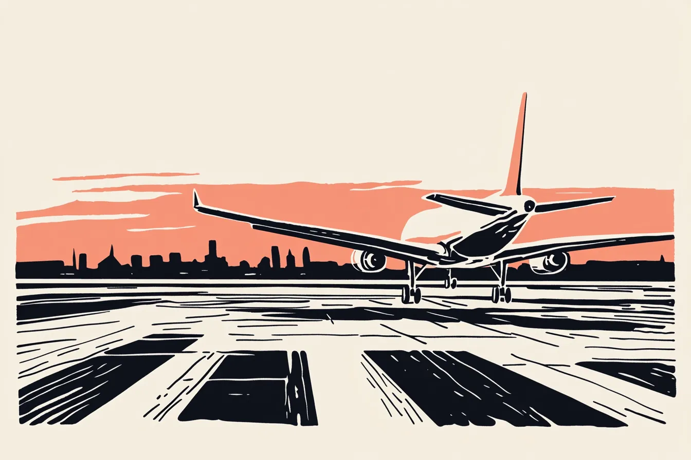 Plane taking off