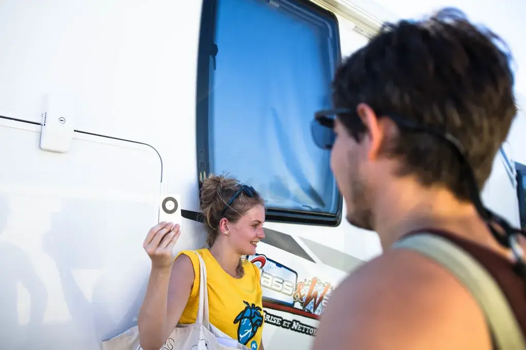 Pupillometric calibration of a festival-goer with an eye tracker