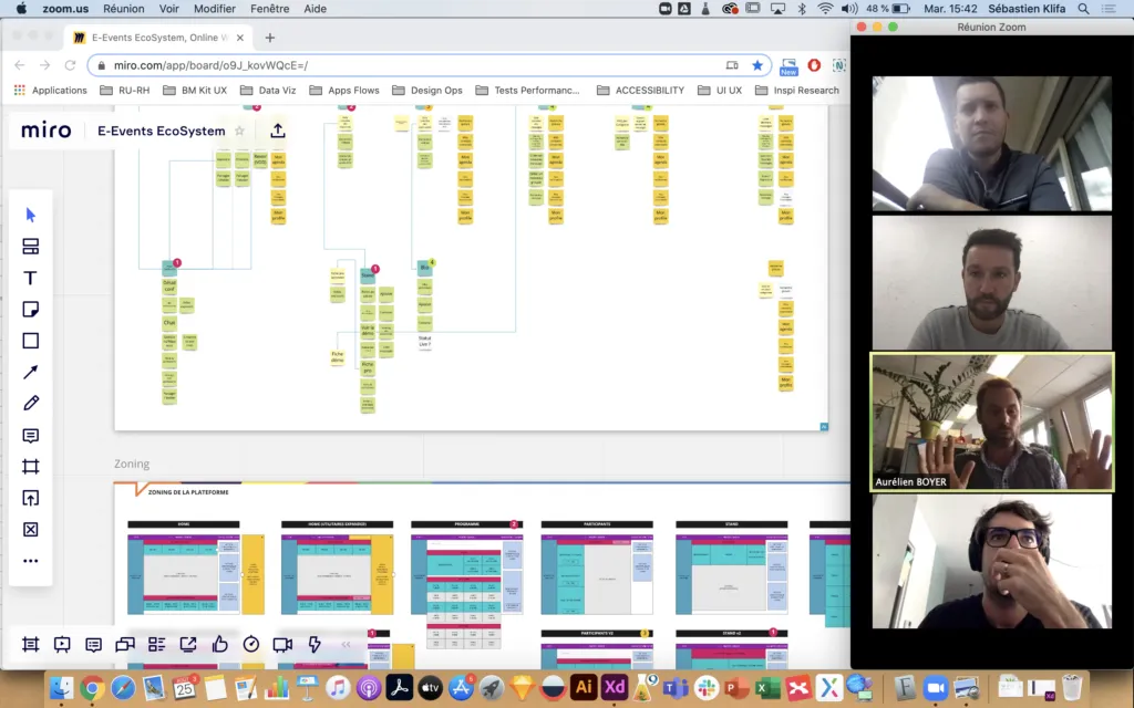 Remote co-design workshop session