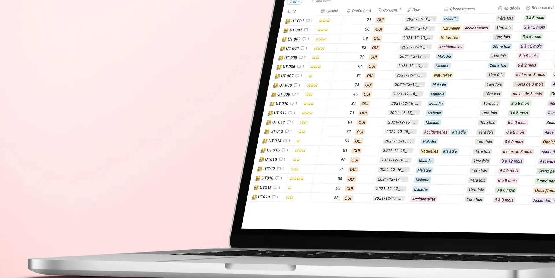 UX research repository in Notion