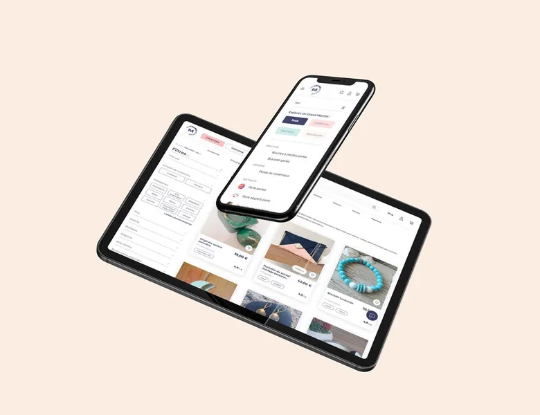Responsive design / Adaptive design - illustration