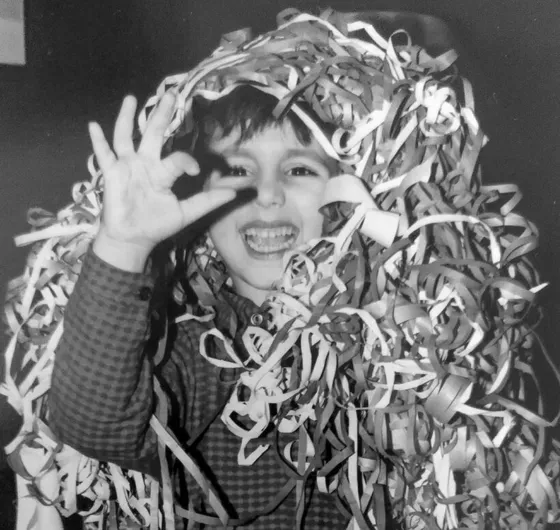 Sami Lini as a child
