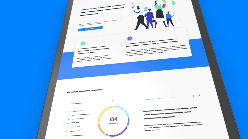 Showcase site screen