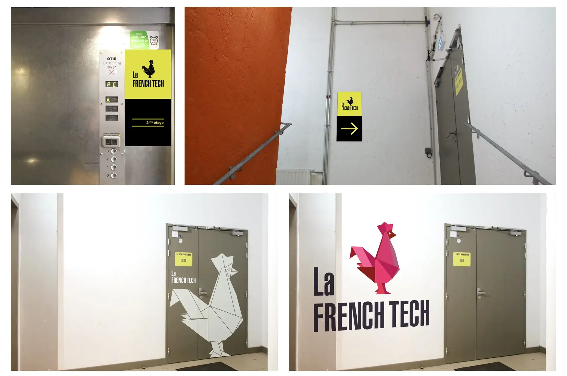 Signage study: different views