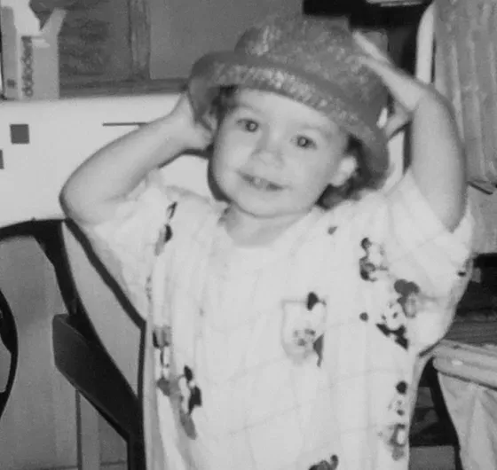 Stéphanie Chabanais as a child