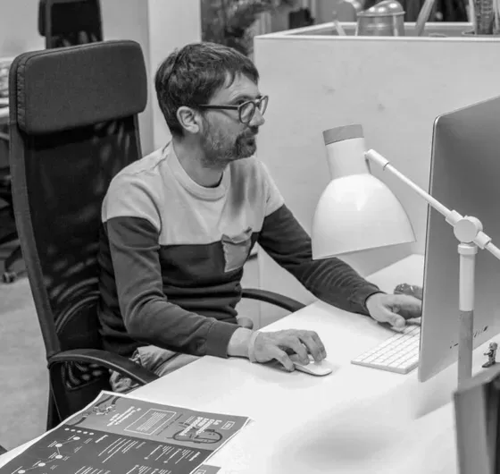 Teddy Loiseau at work