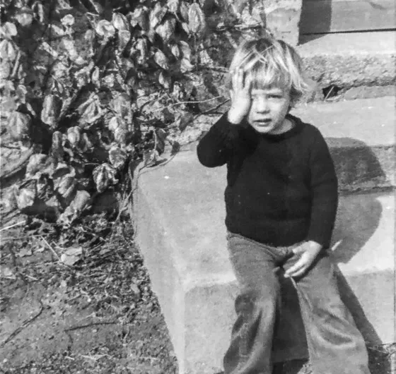 Teddy Loiseau as a child