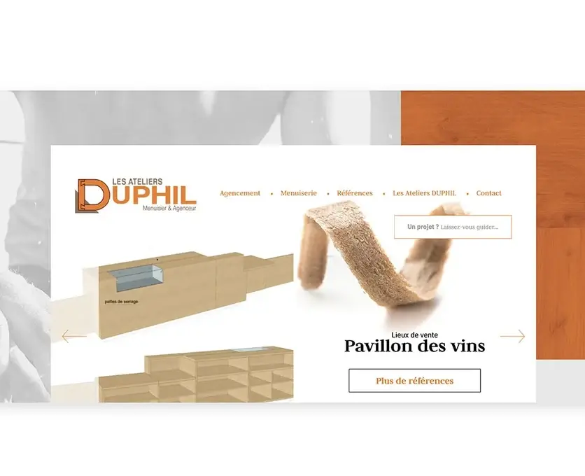 The carpentry specialist's old website