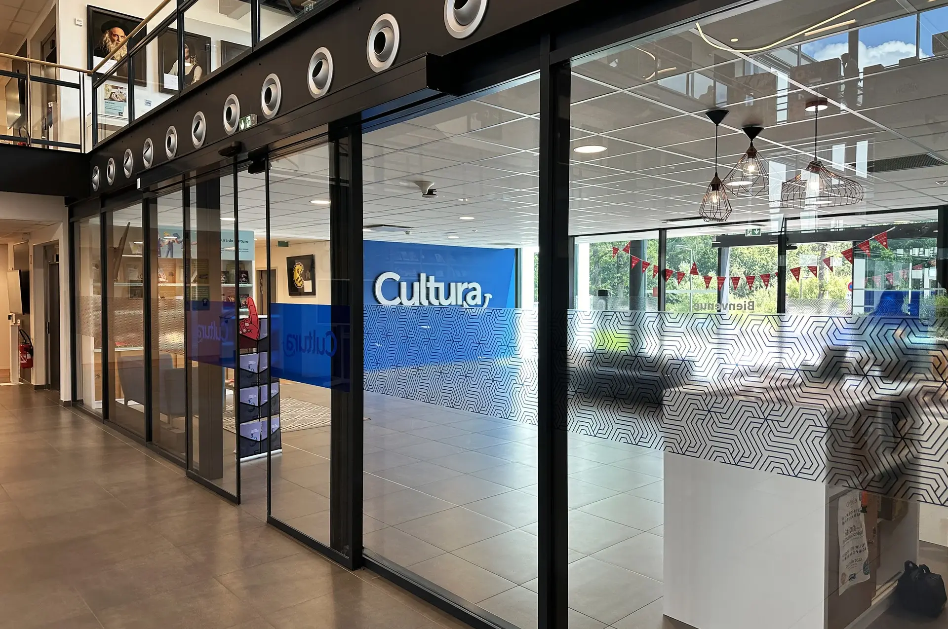 The entrance to Cultura's head office