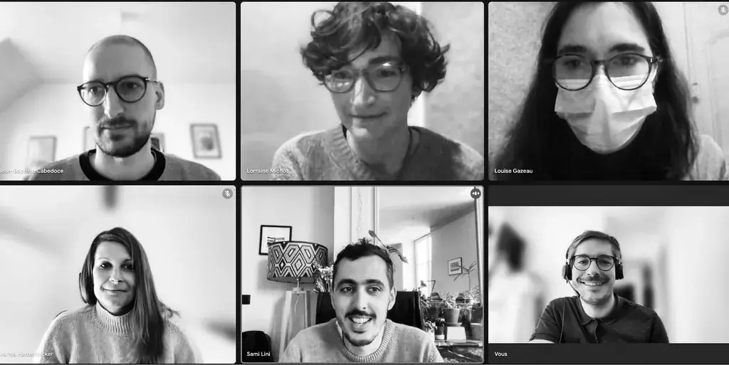 The project team in a co-analysis workshop