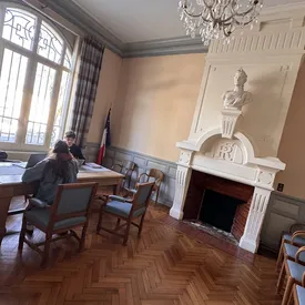Tests utilisateurs dans la salle des mariages