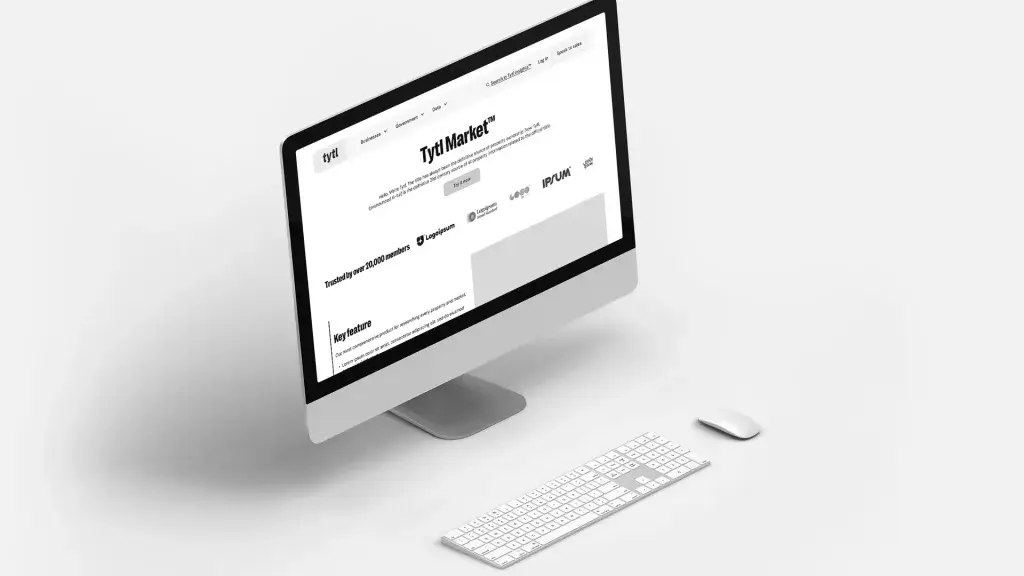 UX wireframe of a product page